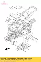 voorframe comp. Van Yamaha, met onderdeel nummer 1PEF11010900, bestel je hier online: