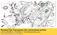 17632383831, Honda, emballage, bouchon de remplissage de carburant honda  f (j) portugal / kph nc nes nhx nps nss pes sa scv sh ww 50 100 110 125 150 250 300 700 750 1988 1993 1998 2005 2006 2007 2008 2009 2010 2011 2012 2013 2017 2018 2019 2020, Nouveau