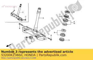 Honda 53200KZ3860 comp. direccion - Lado inferior