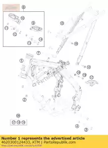 ktm 4620300124433 marco '462l3 - Lado inferior