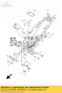 yamaha 913171010000 bullone, presa - Il fondo