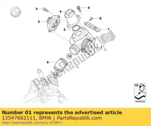 bmw 13547662111 throttle body - Lower part