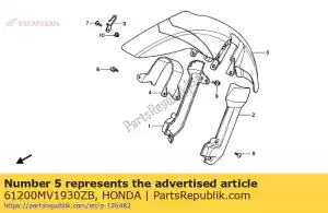 Honda 61200MV1930ZB spatbordset * type2 * - Onderkant