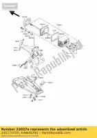 230271020, Kawasaki, body-comp-tail lamp kl250-b1 kawasaki ke 100 1987, Nieuw