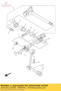 yamaha 5VK181270000 tapón, tornillo - Lado inferior