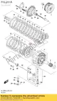 2141106J10, Suzuki, geen beschrijving beschikbaar op dit moment suzuki  vl 1500 2015 2016 2017 2018 2019, Nieuw