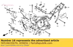 Ici, vous pouvez commander le aucune description disponible pour le moment auprès de Honda , avec le numéro de pièce 50534KCE670: