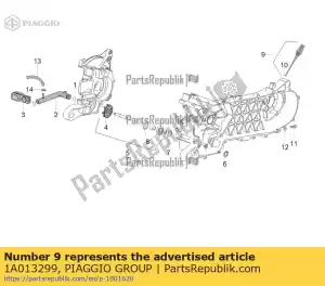 Piaggio Group 1A013299 pr?t poziomu oleju kpl. - Dół