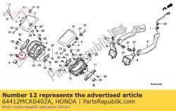 Here you can order the no description available at the moment from Honda, with part number 64412MCAS40ZA:
