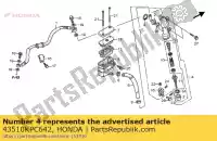 43510KPC642, Honda, cylinder sub assy., rr. brake master honda xl 125 2001 2002 2003 2004 2005 2006 2007 2008 2009 2010 2011, New