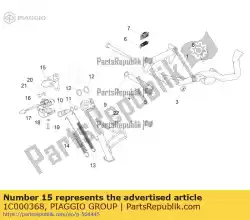 Qui puoi ordinare sensore staffa di supporto da Piaggio Group , con numero parte 1C000368: