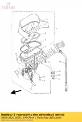 Here you can order the screw pan head from Yamaha, with part number 985800301000: