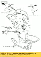 920391235, Kawasaki, rivetto klf300-b1 kawasaki klf 300 2000 2001 2002 2003 2004 2005 2006, Nuovo