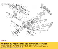 AP8201045, Piaggio Group, Kettingspanner schuifblok aprilia climber 280, Nieuw