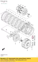 Tutaj możesz zamówić retainer, cl rel od Suzuki , z numerem części 2311710H00: