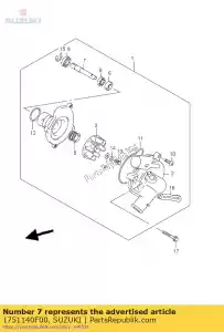 suzuki 1751140F00 albero - Il fondo