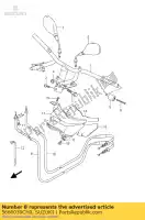 5660039CH0, Suzuki, miroir assy, ??rea suzuki drz  l ux sixteen dr sm ux125 ux150 dr125sm 125sm 125 150 , Nouveau