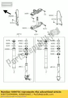 440710594484, Kawasaki, damper-assy, ??rh, r.gold kawasaki d tracker 125 , Novo