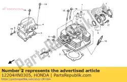 Aqui você pode pedir o guia, válvula (o. S.) em Honda , com o número da peça 12204HN0305: