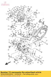 yamaha 904640800800 abrazadera - Lado inferior