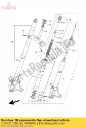 Qui puoi ordinare gruppo forcella anteriore (dx) da Yamaha , con numero parte 13S231030200: