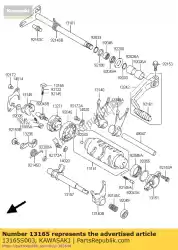 Qui puoi ordinare pawl ksf400-a1 da Kawasaki , con numero parte 13165S003: