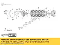 AP0627530, Piaggio Group, lavadora aprilia  caponord etv moto normal and r pegaso rst rsv rsv tuono sl sl falco 650 1000 1992 1995 1996 1997 1998 1999 2000 2001 2002 2003 2004 2005 2006 2007 2008 2009, Nuevo