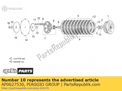 Aprilia AP0627530, Machine à laver, OEM: Aprilia AP0627530