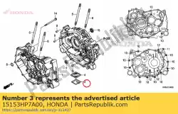 Ici, vous pouvez commander le passoire, huile auprès de Honda , avec le numéro de pièce 15153HP7A00: