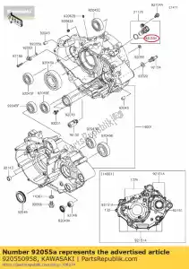 kawasaki 920550958 01 ring-o - Bottom side