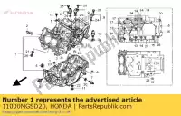 11000MGSD20, Honda, conjunto de cárter honda nc 700 2012 2013, Novo