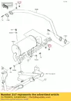 317R0800, Kawasaki, moer-zeskant klein zx750-e1 kawasaki  zx 400 750 1985 2017 2018 2019, Nieuw