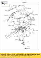 53065002345L, Kawasaki, stoelbekleding, f.benig kawasaki z eversion d  b c a z800 abs bds ads 800 , Nieuw