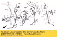 32109MAT000, Honda, clamper main harn honda cbr super blackbird xx cbr1100xx 1100 , Nouveau