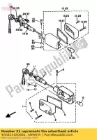 4G0833180000, Yamaha, ficar, pisca-pisca 1 yamaha fj xj xjf 1100 900, Novo