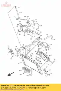 yamaha 1RC218160000 pipe 1 - Bottom side