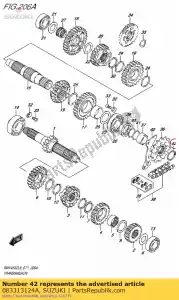 suzuki 083313124A circlip - Lado inferior