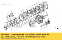 15131MR1003, Honda, piñón, accionamiento de bomba de aceite (31t) honda nt ntv vt xl xrv 600 650 750 1988 1989 1990 1991 1992 1993 1994 1995 1996 1997 1998 1999 2000 2001 2002 2003 2004 2005 2006 2007, Nuevo