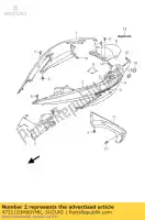 4721103H00YMK, Suzuki, capa, quadro uh1 suzuki uh 125 200 2010 2011, Novo