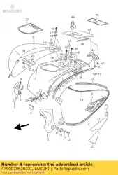 Ici, vous pouvez commander le couvrir assy, ?? Côté auprès de Suzuki , avec le numéro de pièce 4790010F2033J: