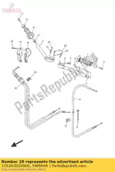 Aqui você pode pedir o conjunto do cabo do acelerador em Yamaha , com o número da peça 13S263020000: