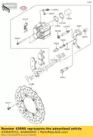 430800052, Kawasaki, caliper-sub-assy, ??fr klx125caf kawasaki  d tracker 125 140 2010 2011 2012 2017 2018 2019 2020 2021, Nuovo