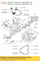 46030001100, KTM, koppelingsdeksel cpl. 60/65 '99 ktm sx 60 65 1998 1999 2000 2001, Nieuw