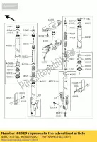 440231158, Kawasaki, forchetta cilindro vn1500-p1 kawasaki vn 1500 1600 2002 2003 2004 2005 2006 2007, Nuovo