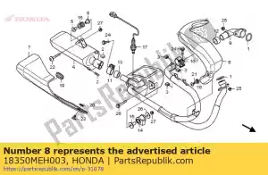 honda 18350MEH003 geen beschrijving beschikbaar op dit moment - Onderkant