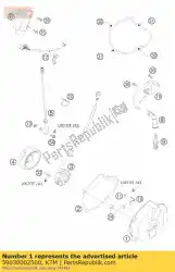 Aqui você pode pedir o tampa de ignição 4k3a 2000 em KTM , com o número da peça 59030002500:
