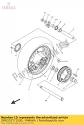 Here you can order the collar, wheel from Yamaha, with part number 2PW253771000:
