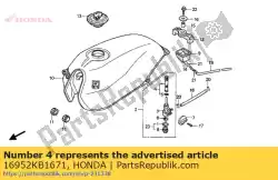 Here you can order the screen set, fuel strainer from Honda, with part number 16952KB1671: