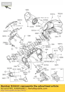 kawasaki 921610785 amortisseur vn1700b9f - La partie au fond