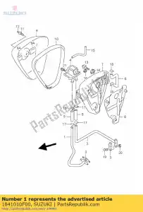 suzuki 1841010F00 pipe comp,2nd a - Bottom side